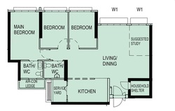Blk 228B Ang Mo Kio Court (Ang Mo Kio), HDB 5 Rooms #558316911